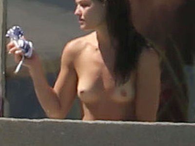 Danielle Campbell topless and sexy