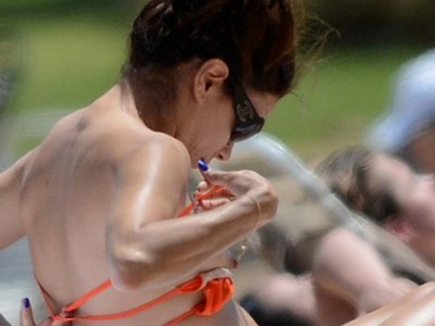 Eva Longoria Nipple Slip In A Bikini