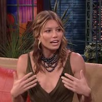 Jessica Biel appears on television