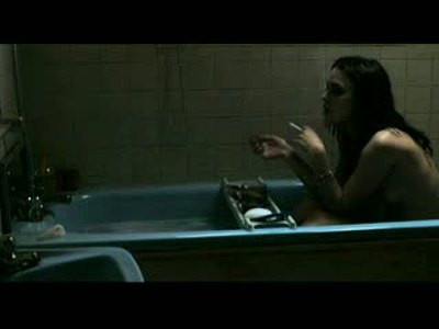 Keira Knightley wet in nude in The Jacket movie