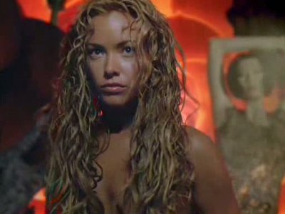 Kristanna Loken walking nude in public in Terminator 3