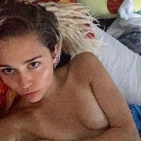 Miley Cyrus topless and sexy