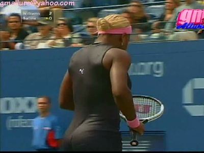 Serena Williams sexy posing on court